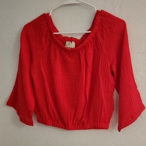 Chic Scarlet Women's Blouse